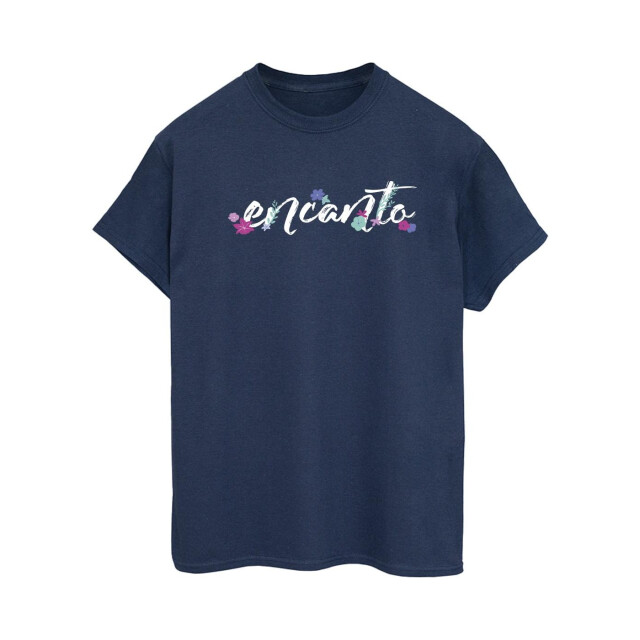 Li-cense Disney dames encanto logo katoenen vriend t-shirt UTBI22413_navyblue large