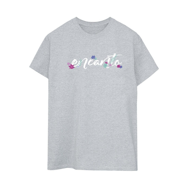 Li-cense Disney dames encanto logo katoenen vriend t-shirt UTBI22413_sportsgrey large