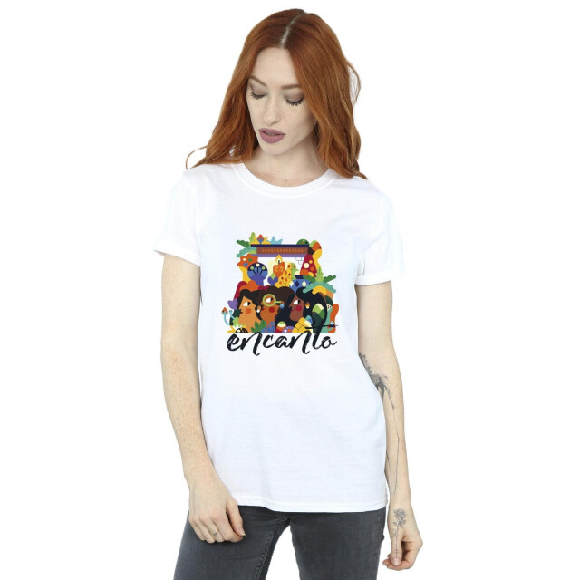 Li-cense Disney dames encanto sisters katoenen vriend t-shirt UTBI22457_white large