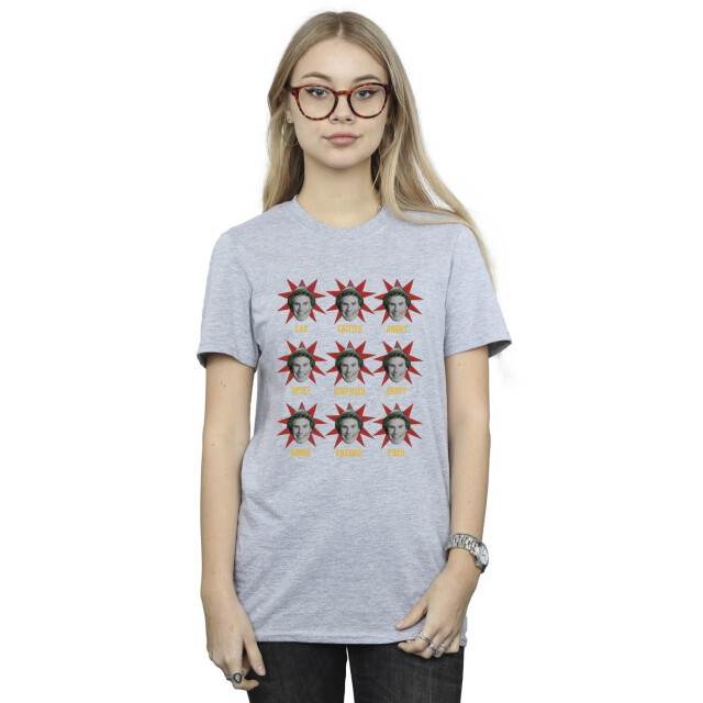 Li-cense Elf dames many moods of buddy katoenen vriendje t-shirt UTBI22221_sportsgrey large