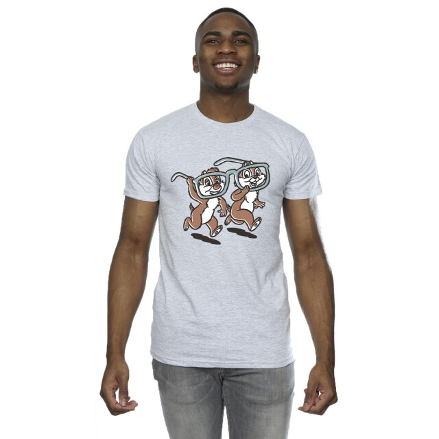 Li-cense Disney heren knabbel ´n babbel bril t-shirt UTBI20692_sportsgrey large