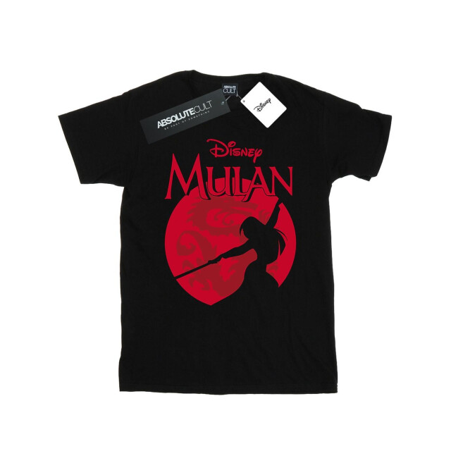Li-cense Disney dames mulan draak silhouet katoenen vriend t-shirt UTBI17786_black large