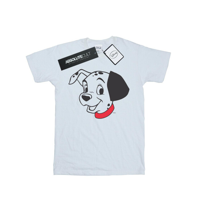 Li-cense Disney dames 101 dalmatiërs dalmatiër hoofd katoenen vriendje t-shirt UTBI17133_white large
