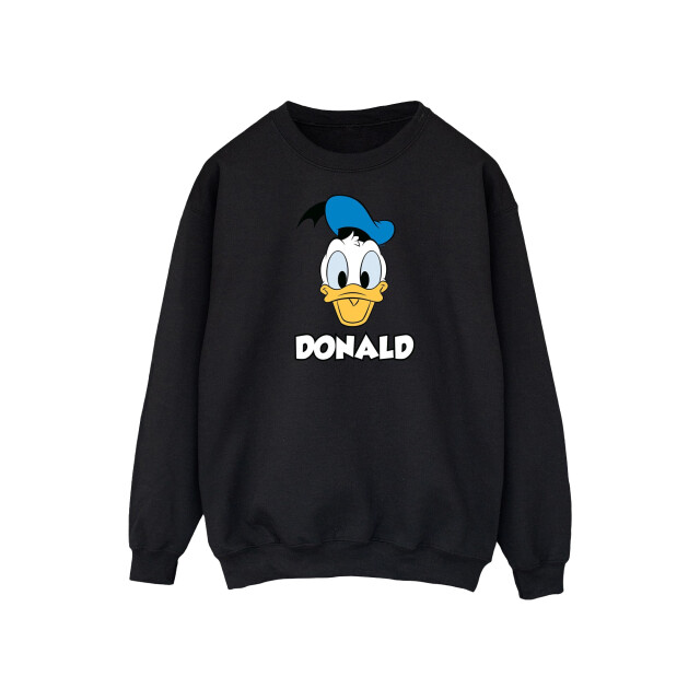 Li-cense Disney heren donald duck gezicht sweatshirt UTBI1860_black large