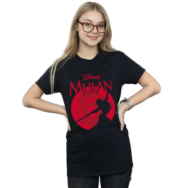 Li-cense Disney dames mulan draak silhouet katoenen vriend t-shirt UTBI17786_black large
