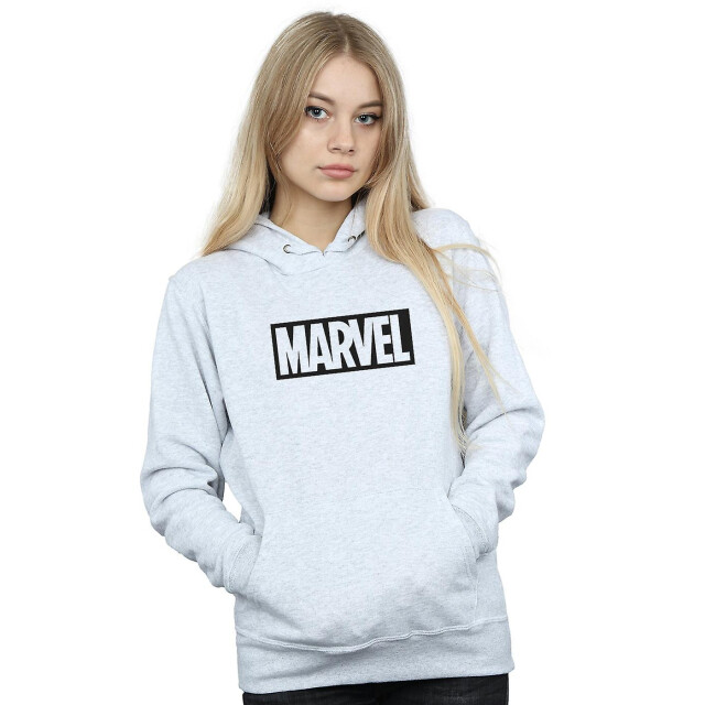 Li-cense Marvel dames outline logo hoodie UTBI1766_sportsgrey large