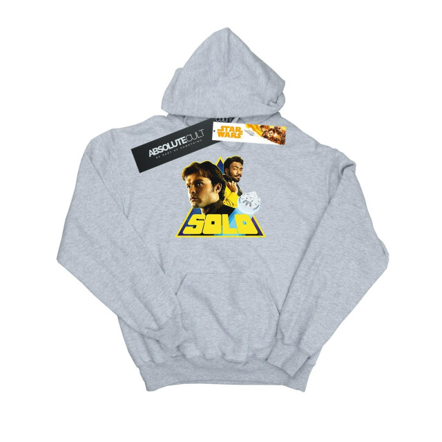 Li-cense Star wars dames solo retro triangle hoodie UTBI13359_sportsgrey large