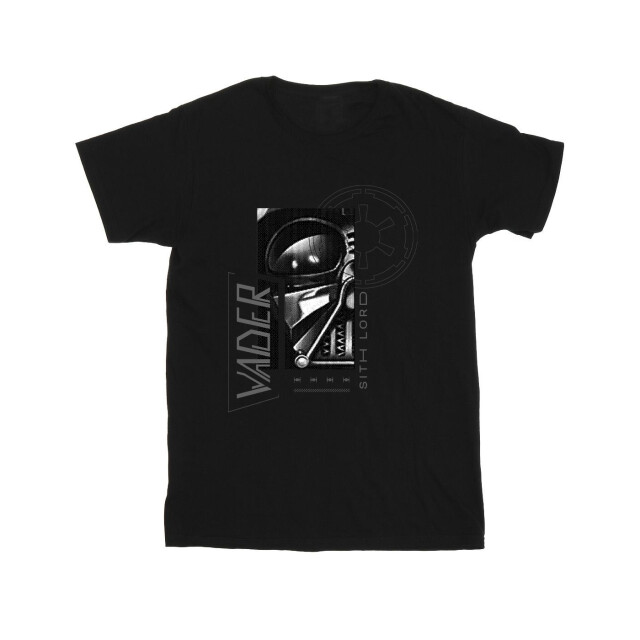 Li-cense Star wars meisjes obi-wan kenobi sith scifi collage katoenen t-shirt UTBI11622_black large