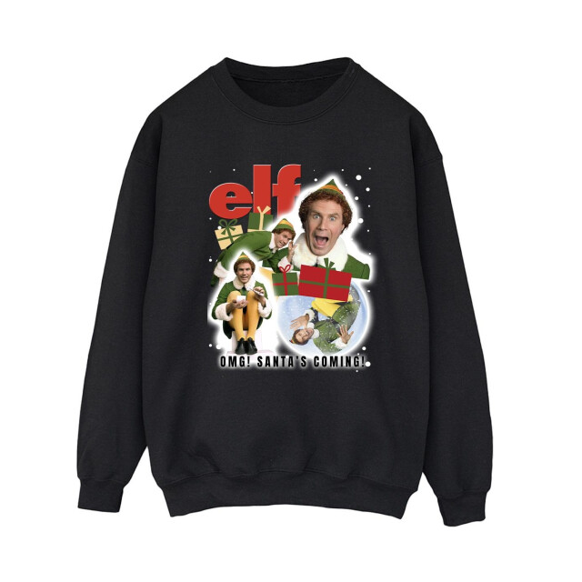 Li-cense Elf dames buddy collage sweatshirt UTBI16759_black large