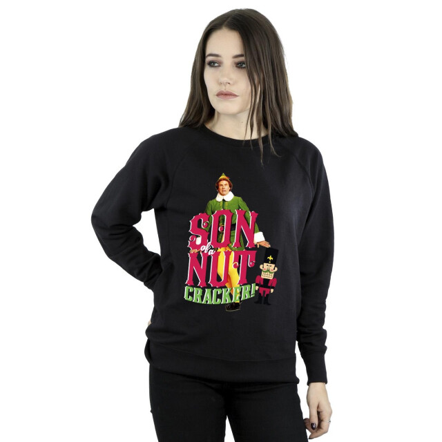 Li-cense Elf dames zoon van een notenkraker sweatshirt UTBI16701_black large