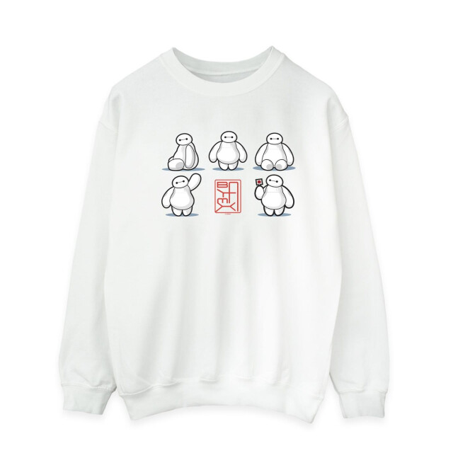 Li-cense Disney heren big hero 6 baymax veel houdingen sweatshirt UTBI15263_white large