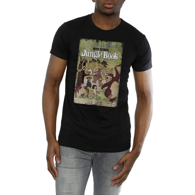 Li-cense Jungle book heren poster katoen t-shirt UTBI1523_black large