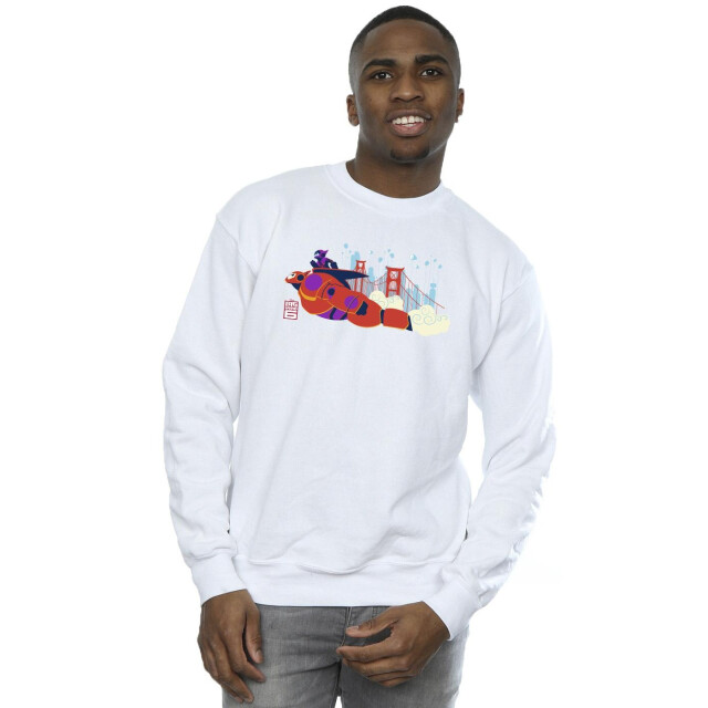 Li-cense Disney heren big hero 6 baymax hiro brug sweatshirt UTBI15177_white large