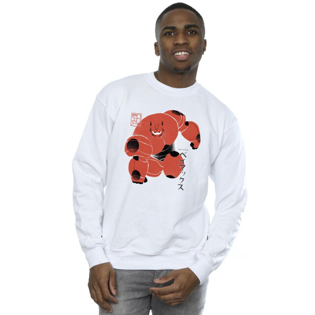 Li-cense Disney heren big hero 6 baymax suite pose sweatshirt UTBI15152_white large