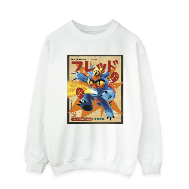 Li-cense Disney heren big hero 6 baymax fred krant sweatshirt UTBI15101_white large