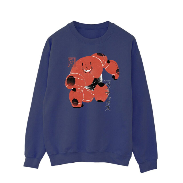 Li-cense Disney heren big hero 6 baymax suite pose sweatshirt UTBI15152_navyblue large