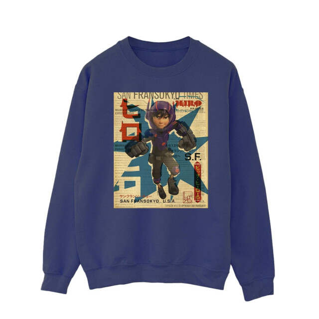 Li-cense Disney heren big hero 6 baymax hiro krant sweatshirt UTBI15074_navyblue large