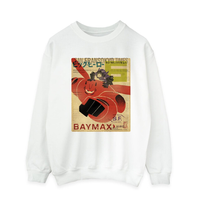 Li-cense Disney heren big hero 6 baymax flying baymax krant sweatshirt UTBI15046_white large