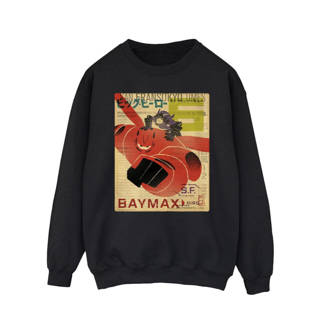 Li-cense Disney heren big hero 6 baymax flying baymax krant sweatshirt UTBI15046_black large