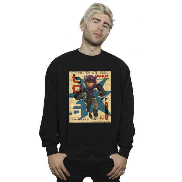 Li-cense Disney heren big hero 6 baymax hiro krant sweatshirt UTBI15074_black large