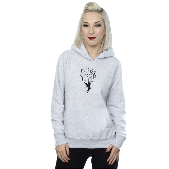 Li-cense Disney dames tinkerbell fairy good life hoodie UTBI15027_sportsgrey large