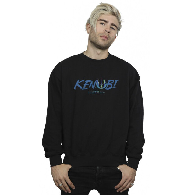 Li-cense Star wars: obi-wan kenobi heren sweatshirt met beschilderde voorkant UTBI14842_black large