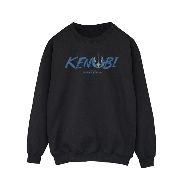 Li-cense Star wars: obi-wan kenobi heren sweatshirt met beschilderde voorkant UTBI14842_black large