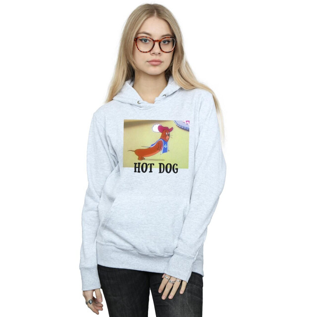 Li-cense Tom and jerry dames hot dog hoodie UTBI14827_sportsgrey large