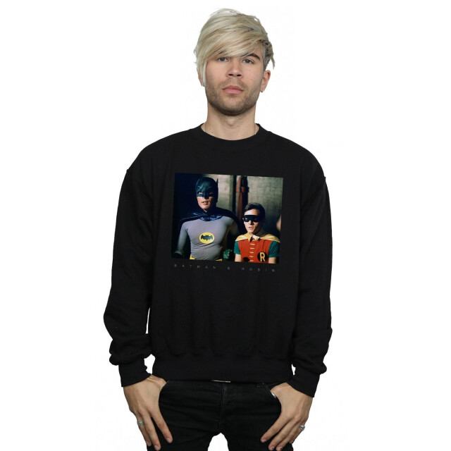 Li-cense Dc comics heren batman tv series dynamic duo photograph sweatshirt UTBI14240_black large