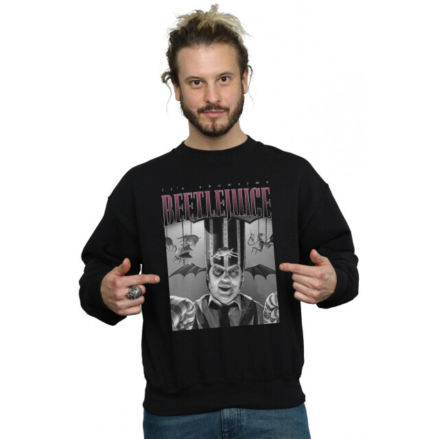 Li-cense Beetlejuice heren circus hommage sweatshirt UTBI13827_black large