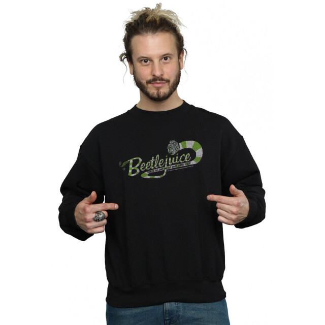 Li-cense Beetlejuice heren sandworm alt logo sweatshirt UTBI13787_black large