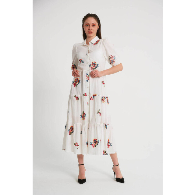 Robin-Collection Print jurk m34879 RBN-M34879 large