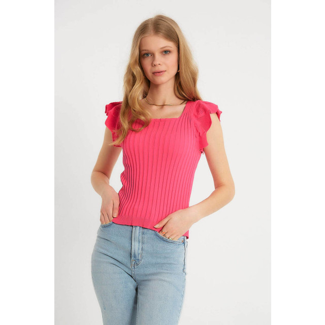 Robin-Collection Elastische ribstof top t93547 RBN-T93547 large