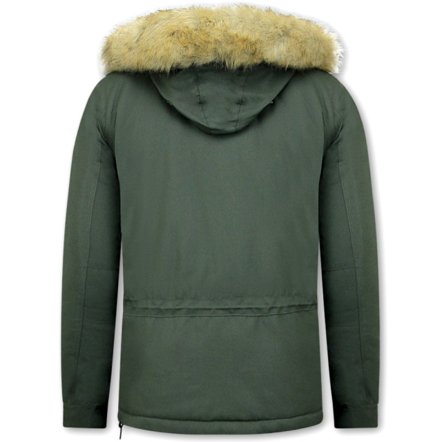 Beluomo Anorak winterjas met bontkraag 8591 large