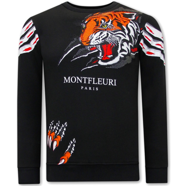 Tony Backer Sweater met tiger head 3636 large