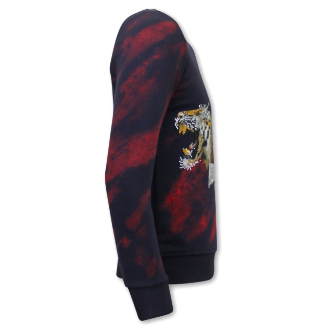 Tony Backer Sweater met print skull tiger 3680 large