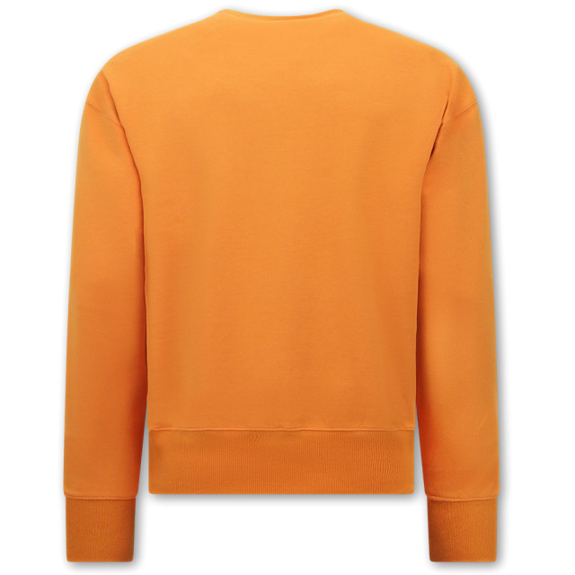 Tony Backer Basic oversize fit sweat-shirt orange F2589 large