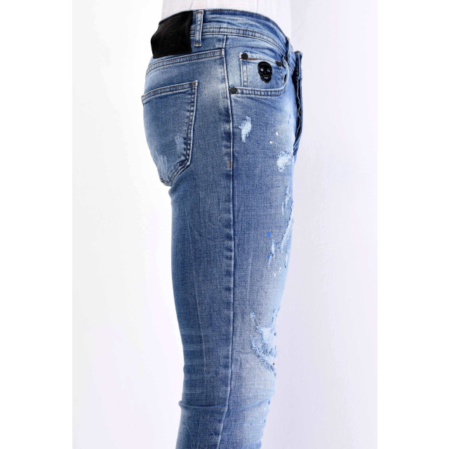 Local Fanatic Licht jeans met gaten 1059 LF-DNM-1059 large