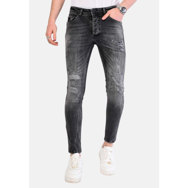 Local Fanatic Paint splatter jeans slim fit 1069 LF-DNM-1069 large