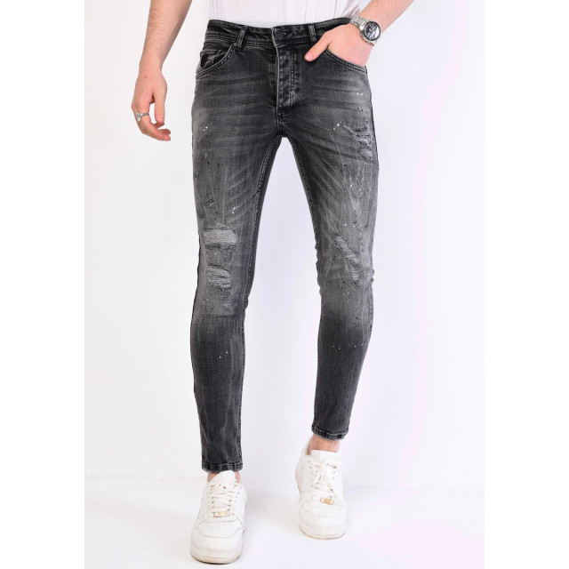 Local Fanatic Paint splatter jeans slim fit 1069 LF-DNM-1069 large