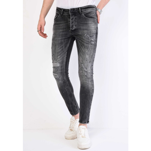 Local Fanatic Paint splatter jeans slim fit 1069 LF-DNM-1069 large