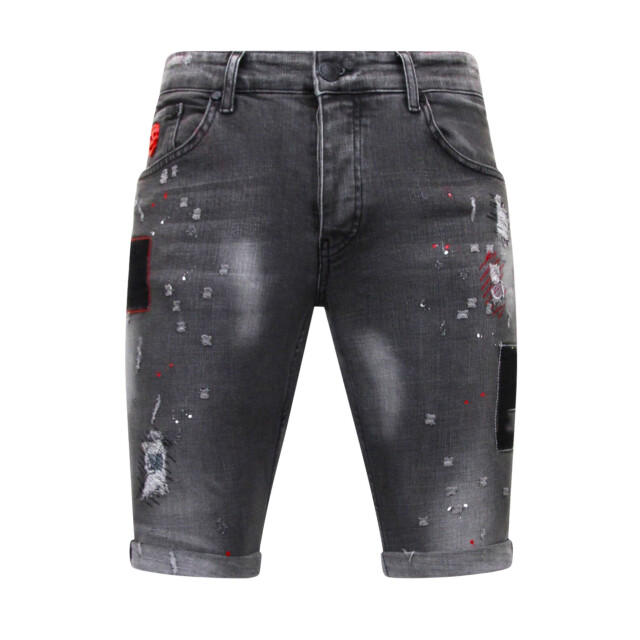 Local Fanatic Korte spijkerbroek stretch 1032 LF-SHRT-1032 large