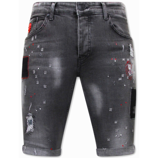 Local Fanatic Korte spijkerbroek stretch 1032 LF-SHRT-1032 large
