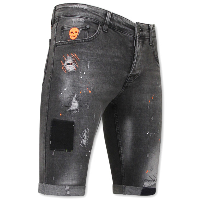 Local Fanatic Slim fit korte spijkerbroek 1034 LF-SHRT-1034 large