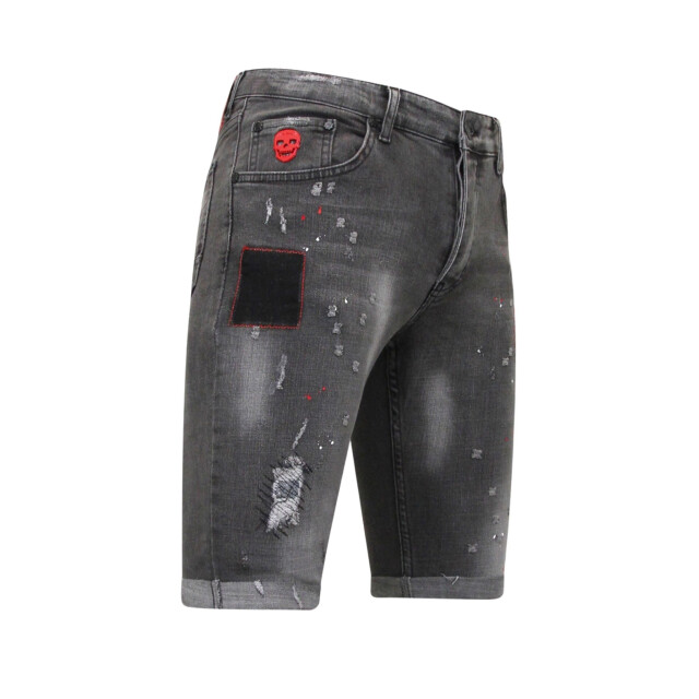 Local Fanatic Korte spijkerbroek stretch 1032 LF-SHRT-1032 large