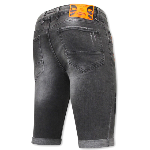 Local Fanatic Slim fit korte spijkerbroek 1034 LF-SHRT-1034 large