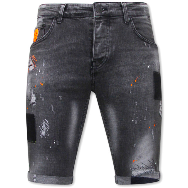 Local Fanatic Slim fit korte spijkerbroek 1034 LF-SHRT-1034 large