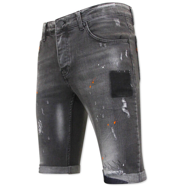 Local Fanatic Slim fit korte spijkerbroek 1034 LF-SHRT-1034 large