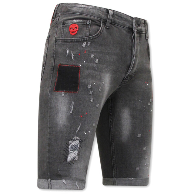 Local Fanatic Korte spijkerbroek stretch 1032 LF-SHRT-1032 large