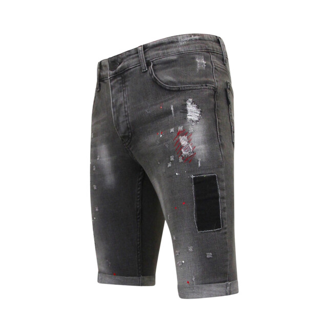 Local Fanatic Korte spijkerbroek stretch 1032 LF-SHRT-1032 large